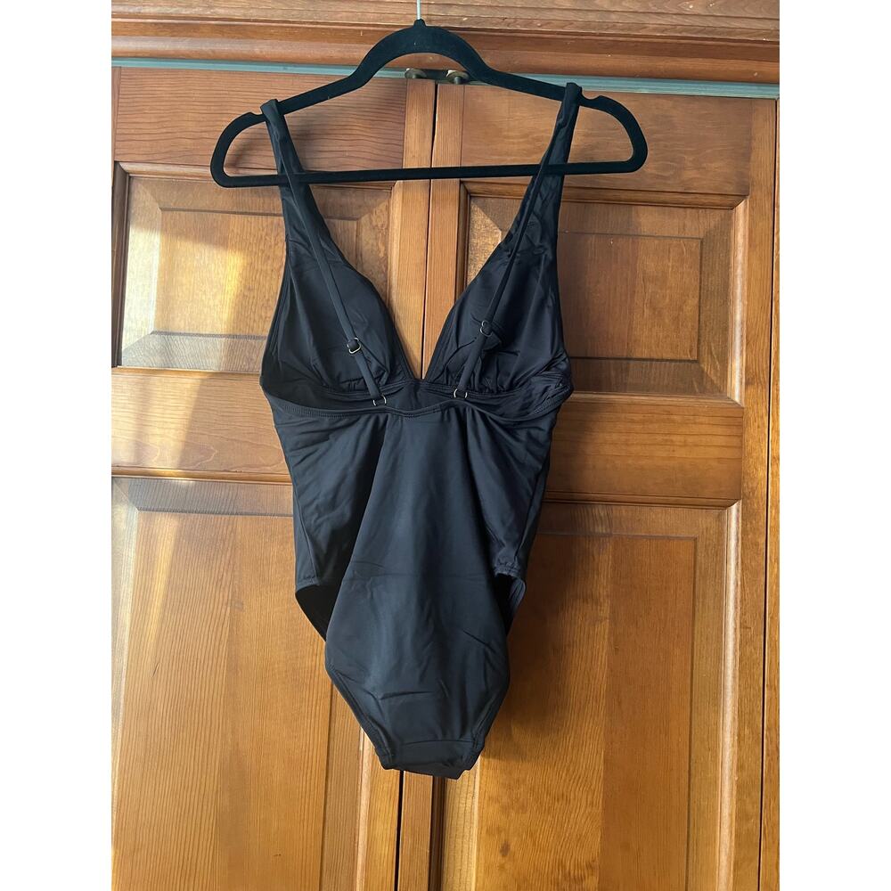 NWT Andie Women's The Sardinia Smooth Black One Piece Swimsuit Size M - Picture 8 of 13